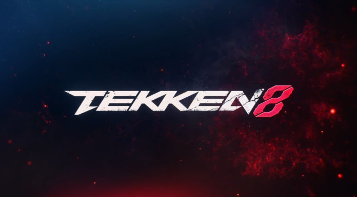 Le logo de Tekken 8 pendant une bande-annonce de gameplay